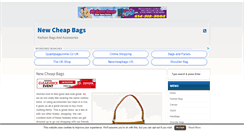 Desktop Screenshot of newcheapbags.com