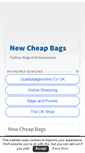 Mobile Screenshot of newcheapbags.com